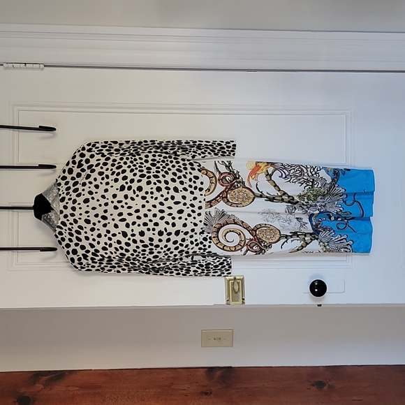 Roberto Cavalli beaded jersey dress, multicolor, size 42 (US size 6) - Picture 2 of 11